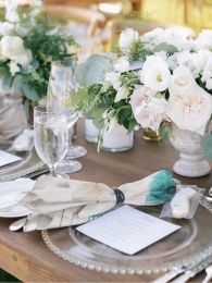 2pcs Poppy Flower Wood Board Table Napkins Restaurant Dîner Banquet de mariage DÉCORD DÉCORD NAPKINS FOURNI