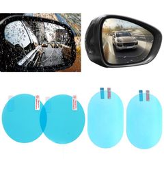 2 pièces Film de protection de rétroviseur Anti-buée feuilles de fenêtre imperméable à la pluie rétroviseur autocollants protecteur d'écran accessoires de voiture Wi4875142