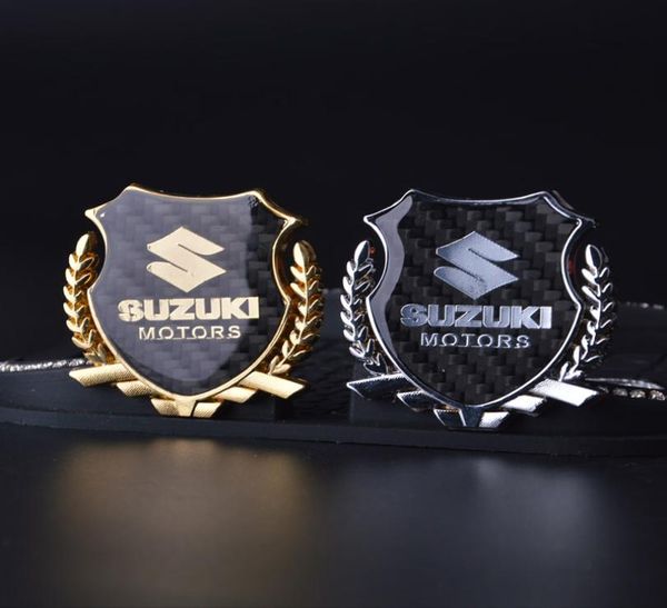 2 pièces raffinement logo 3D emblème Badge graphique autocollant de voiture SUZUKI1232581