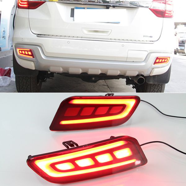 2PCS réflecteur pour Ford Everest 2016 2017 2018 LED arrière ANTIBROUILLARD LED voiture Pare-chocs léger lumière de frein