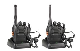 2 pièces Retevis H777 talkie-walkie 16CH 2Way Radio USB avec écouteurs portable talkie-walkie dispositif de communication émetteur Radio7957795