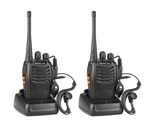 2 pièces Retevis H777 talkie-walkie 16CH 2Way Radio USB avec écouteurs portable talkie-walkie dispositif de communication émetteur Radio2535225