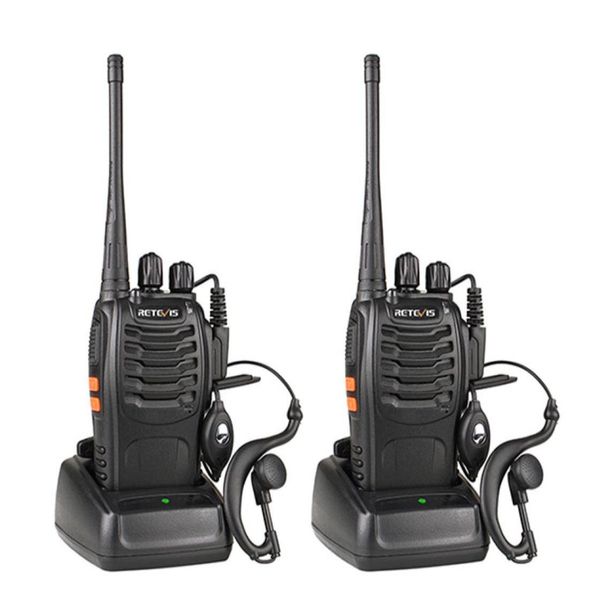 2 pièces Retevis H777 talkie-walkie 16CH 2Way Radio USB avec écouteurs portable talkie-walkie dispositif de communication émetteur Radio8456515