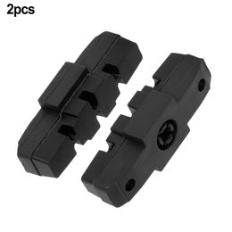 2pcs Road Bike Brake Tods Chaussures Bicycle de frein Bloc de frein pour Magura HS11 / HS22 / HS33 50 mm noir pour les outils de frein à vélo Magura