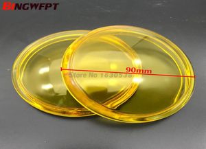 2 stuks Ronde Diameter 90mm Mistlampen Lampen geel Antifog Glas Gehard Glas Voor Citroen C3 C4 C5 C6 CCcrosser Jumpy Xsara Berli1634397