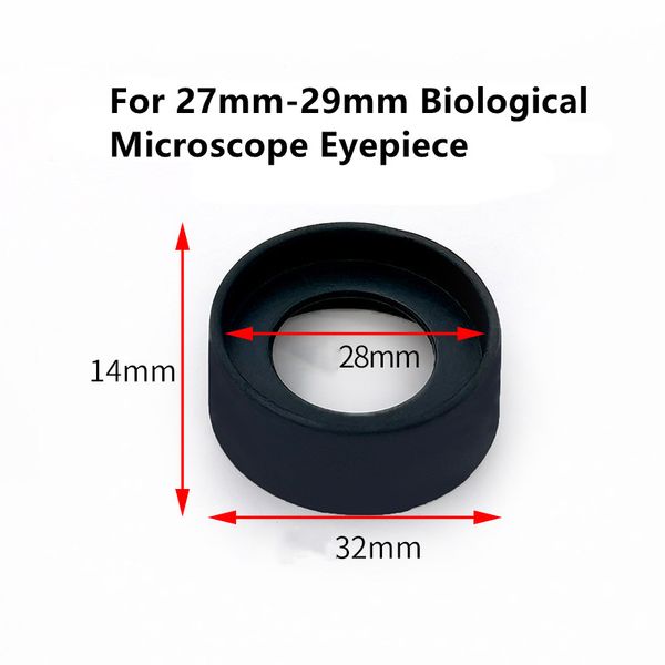 2pcs Caouth couvercle oculaire gardes pour microscope biologique stéréo ou capuchons de télescope