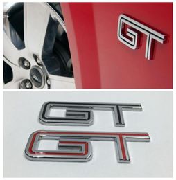 2 stks/set GT Embleem voor Mustang 2005 2006 2007 2008 2009 Auto Spatbord Side Badge Logo sticker5441400