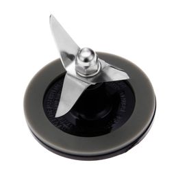 2 unids/set cortador de cuchillas de repuesto con junta de goma pieza apta para licuadora Cuisinart piezas de batidora de cocina negra
