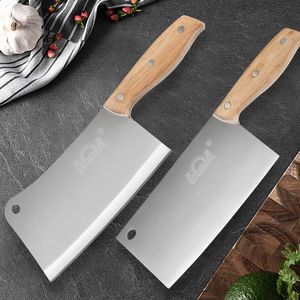 Ensemble de couteaux de cuisine en acier inoxydable, couperet à viande, couteau à découper, couteau à trancher, ensemble de couteaux de Chef 2 pièces/ensemble