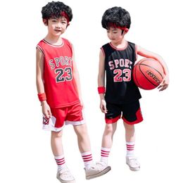 2 pièces ensemble enfant en bas âge garçon filles été Sport maillots vêtements enfant basket-ball uniforme bébé enfants garçons Sport 220507