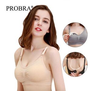 2 stks / sets Borst Bras Top voor Voeding zonder Zwangerschap Zwangerschap Zwangere Verpleeg Katoen Kleding Dames Voorback Soutien Gorge Y0925