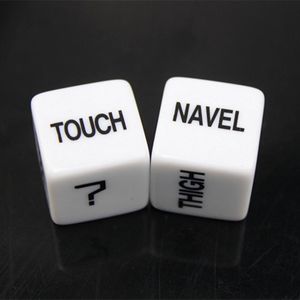 2pcs/sets Sexy Dice Set Exotic Novelty Love Game Toy For Adult Funny Erotic Bosons Couple Sex Dices 16mm Good Price High Quality #S6