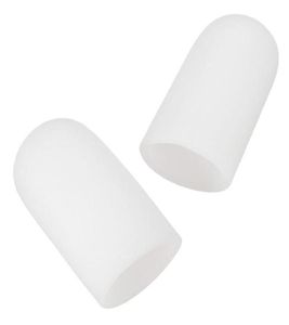2 piezas de silicona gel toe tope tube protector ampollas juveniles de pie pies alivio del dolor R5716002350
