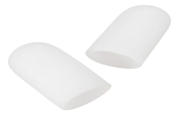 2 uds Gel de silicona tapa del dedo del pie Protector de tubo ampollas juanetes pies alivio del dolor R5715559148