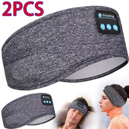 2pcs Sleep Headphones Bluetooth Bandband, Musique sans fil Écoute de sommeil Masque Masque pour les dormeurs latéraux Running Insomnia T