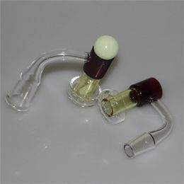 2PCS Accessori per fumatori Terp Slurper Quartz Banger con perle di vetro Perle Rubino Marmo Pillola per acqua Bong Dab Rig Nail