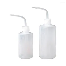 Botellas exprimibles de plástico seguro para riego, botella de lavado con boca estrecha para laboratorio de la industria química, 2 uds.