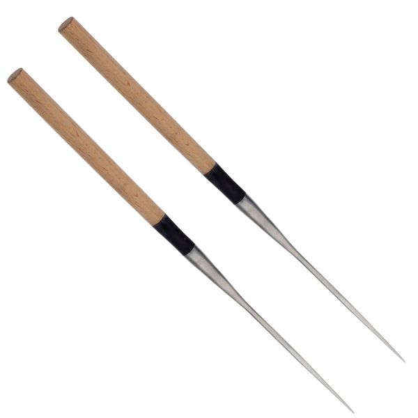 Palillos de acero inoxidable, cubiertos de viaje de estilo japonés, utensilios para servir Moribashi, fideos de acero, Sashimi chino conveniente, 2 uds., 240318