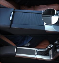 Boîte d'accoudoir Central en acier inoxydable, 2 pièces, porte-gobelet d'eau, bandes de garniture pour Volvo XC60 S60 V60, accessoires d'intérieur de voiture 278B