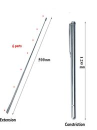 2pcs en acier inoxydable Optométrie rétractable Baton Stick Stick Extension Type Style avec six parties Lunettes Optométrie Shippin4052589