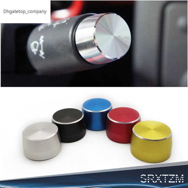 Cubierta de interruptor de lámpara de esfera de acero para Benz Smart Fortwo 451 2009-2014, tapa de engranaje de limpiaparabrisas de coche, pegatina decorativa, estilo de coche, 2 uds.