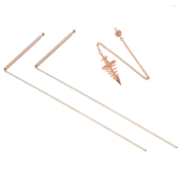 2pcs Sticks Dectector Tod Copper sonde pour le trésor de la trésor outil de sondage métallique 11,4 4,7 pouces