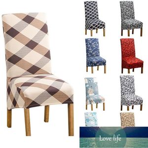 2 stks Stretch stoel Cover Printing Dining Stoel Slipcover Moderne Keuken Seat Slipcovers voor Banquet Hotel Woondecoratie