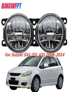 2 stks super heldere led mist lichten witte auto styling ronde bumper voor suzuki sx4 ey gy 200620144561961