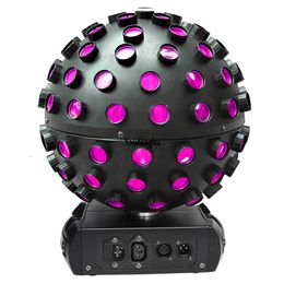 2 stks Super LED Magic Ball Beam 5 X18W RGBWA + UV 6in1 LED MX512 Geluid Active LED Magic Ball Disco DJ Light