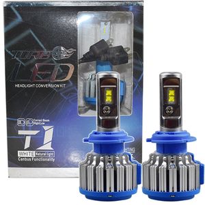 2 uds T1 Led H1 H3 H4 H7 H11 H13 9004 9005 9006 9007 881 faro de coche faro antiniebla automático 35W 3500LM bombilla de automóvil blanco 6000K