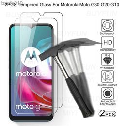 2 pièces verre trempé pour Motorola Moto G30 G20 G10 verre 9H protecteur d'écran pour Moto G 30 20 10 30G 20G 10G 2021 couverture de Film de téléphone L230619