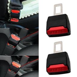 2pcs épaissir la ceinture de sécurité de voiture universelle plug-in mère convertisseur boucle de ceinture à double usage extende Clip ceinture de sécurité Auto Accessories275y