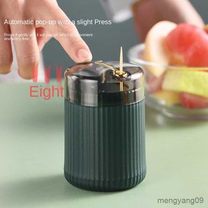 2pcs Toothpick Holders Creative toothpick holder with automatic pop-up function modern minimalist design for easy household use R230802