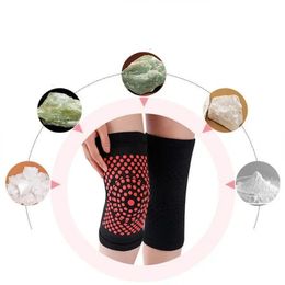 2 stks toermaline zelfverwarming ondersteuning knie pads knie brace warm voor artritis gewrichtspijn verlichting en letselherstel