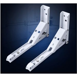 2pcs triángulo esparcimiento de ángulo plegable soporte pesado en la mesa de pared ajustable estante de la mesa del banco del soporte del soporte del soporte del soporte del soporte