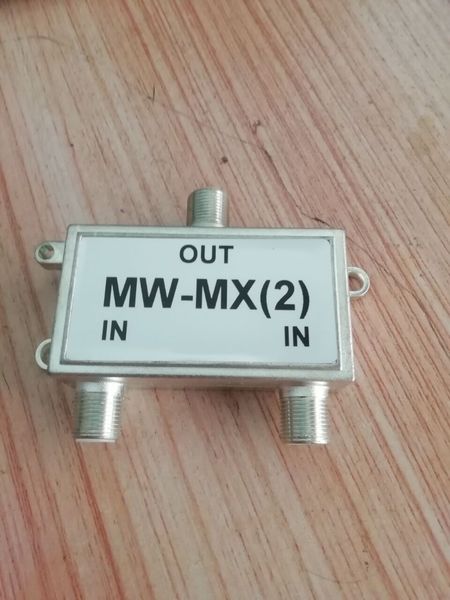 Livraison gratuite 2 pièces signal TV et fréquence/combinateur double antenne MW-MX2/mélangeur UU