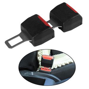 2 stks Universele Auto Seat Riem Clip Black Extender Veiligheidsgordels Plug Alarmcanceller