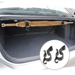 2 stks Universele auto paraplu houder trunk paraplu -opslag organizer Mount Hook Mini Hanger Holders Auto Interior Accessoires