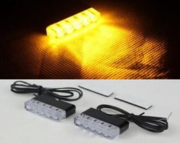 Ampoules universelles pour motos, clignotant LED, clignotant 12V, jaune ambre, lampe 4601845, 2 pièces