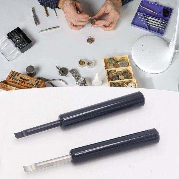 Kit d'outils de réparation de montre, ouvre-boîtier de couverture arrière, bande de retrait de batterie, équipement de remplacement, accessoires de Type main à levier 2 pièces