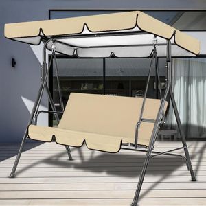 Columpio de tela Oxford impermeable para jardín y Patio, cubierta superior para asiento, exterior, Camping, Patio, hamaca colgante, silla, dosel, 2 uds.