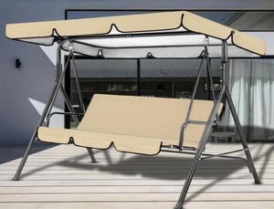 2pcs imperméable oxford tissu jardin patio swing top couverture supérieure extérieure camping cour hamac chaise hamac coule shade9901647