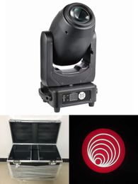 2 stks met flycase 250W LED Moving Head Light RGBW BEAM Spot Wash Movinghead Strobe Lyre DJ Concertverlichting