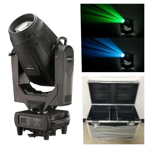 2 pièces avec flycase Pro scène DJ événement cérémonie fête 550W LED tête mobile spot CMY cadre coupe profil lumière