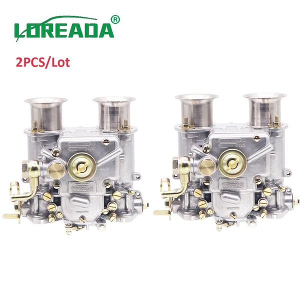 2 uds X 40mm nuevo carburador 40 DCOE 40DCOE Weber Carb Assy para Twin Choke 4 6Cyl 1975-1992 todos los motores VW V8 199550 174306l