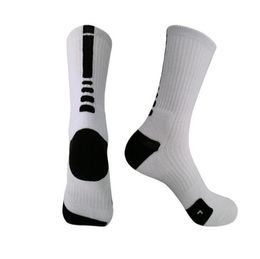 2PCS1pair High Quality Sock USA Sock et femme Sports Basketbll blanc noir rouge jaune d'athlète 4768996