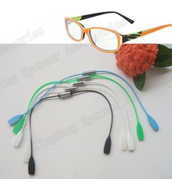 2 pcslot noir silicone magnétique lunettes retenue cordon lunettes retenue porte-lunettes lunettes lanière lunettes chaîne 4984754