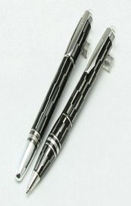 2PCSLOT CLASSIQUE STARWAIKERS BLACK METAL ROLERBALL PENS BALLPOINT PORT AVEC MONTE BRANDS Numéro de série Option Cufflinks Sh1775974