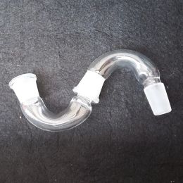 2 stuks Lot V-vorm glas adapter 14mm vrouwelijk naar 14mm mannelijk joint voor glazen bong waterleiding ZZ