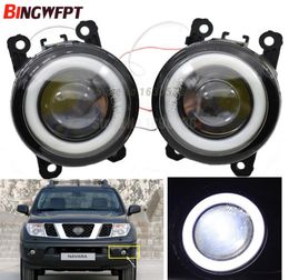 2 Stuks Paar LinksRechts Angel Eye Carstyling Mistlampen Led Verlichting Voor Nissan Note Navara D40 Pathfinder R51 Pixo UA0 E117025923